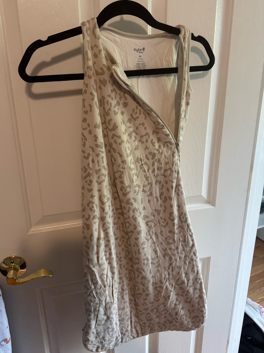 KYTE Baby Sleep Sack M 1.0 Tog Oat Leopard